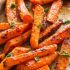 Roasted Garlic Parmesan Carrots