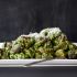 Roasted Potatoes with Minted Spinach Pesto