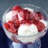 Roasted strawberry topping