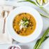 Roasted Tomatillo and Black Bean Soup