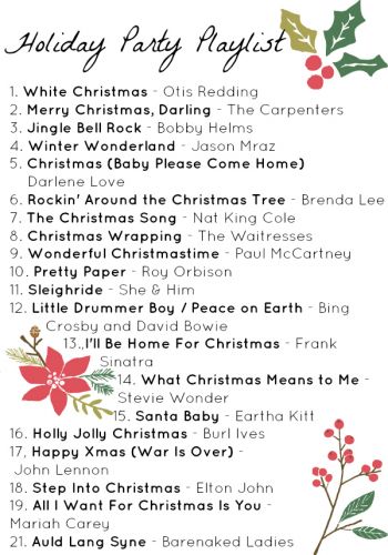 Have a holiday playlist