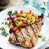 GRILLED SALMON WITH MANGO SALSA