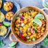 Baked Patacones with Tropical Salsa