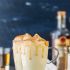 Homemade salted caramel eggnog