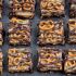 Salted chocolate chip cookie dough pretzel brownies