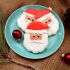 Santa face cookies