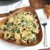 Orecchiette with sausage and spinach