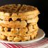 Savory Beer Raised Waffles With Cheddar And Scallions