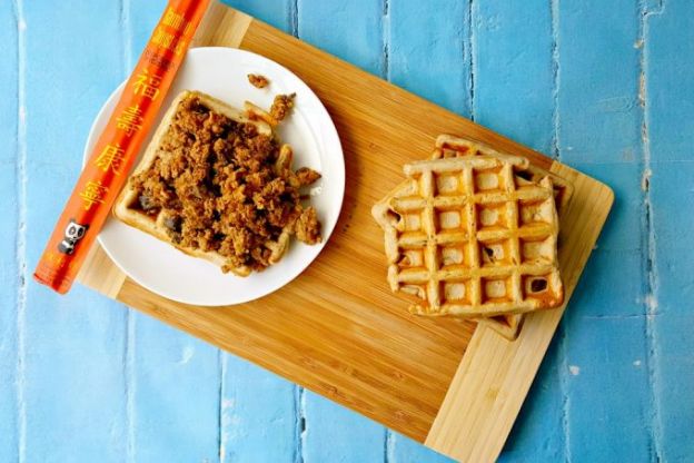 Scallion Waffles