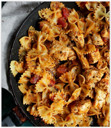 Chicken Bruschetta Pasta