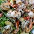 Grilled Seafood Salad With Avocado And Asparagus