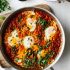 Poach Eggs in Tomato Sauce