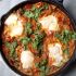 Shakshuka with spinach and feta (North Africa)