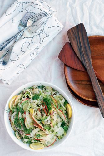 Shaved fennel salad