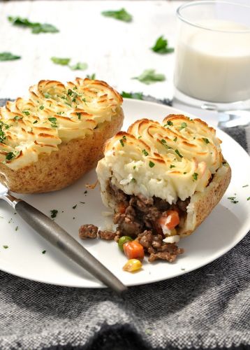 SHEPHERD’S PIE POTATO SKINS