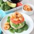 Grapefruit, avocado and shrimp salad