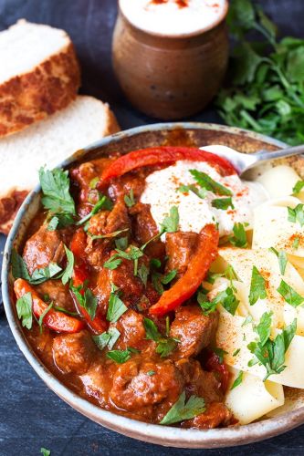 Slow-Cooked Hungarian Beef Goulash