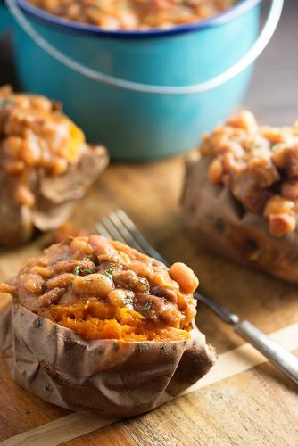 Slow Cooker Baked Beans with Ham