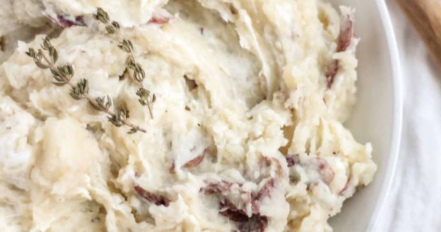 Slow Cooker Goat Cheese Mashed Potatoes