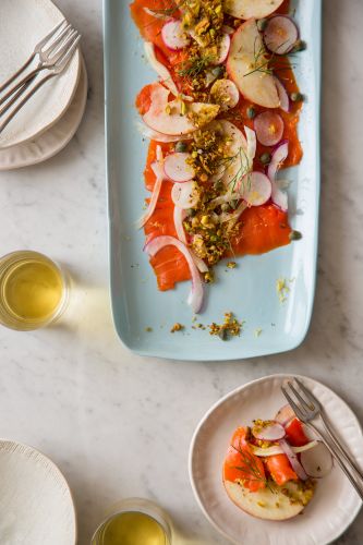 Smoked Salmon Carpaccio