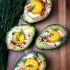 Smoked salmon egg stuffed avocados