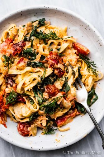 Smoked Salmon Pasta