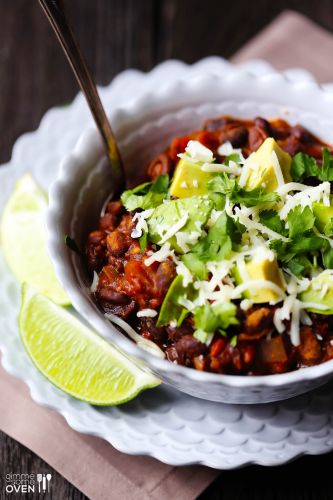 Smoky Black Bean Chili