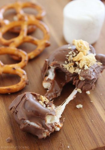 Chocolate covered s'mores