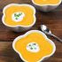 Cold Carrot Soup with Jalapeno Coconut Milk