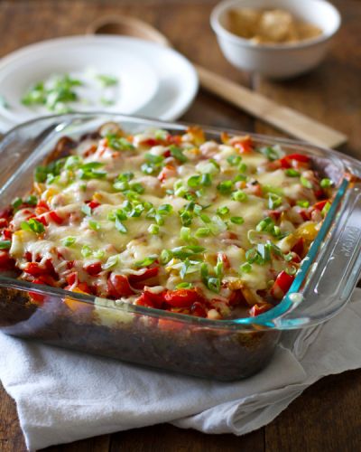 Southwestern Quinoa and Black Bean Casserole
