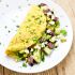 Southwestern Omelet with Quick Salsa Verde
