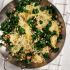 Spaghetti Squash w/ Chickpeas & Kale