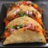 Spicy beef and sweet potato tacos