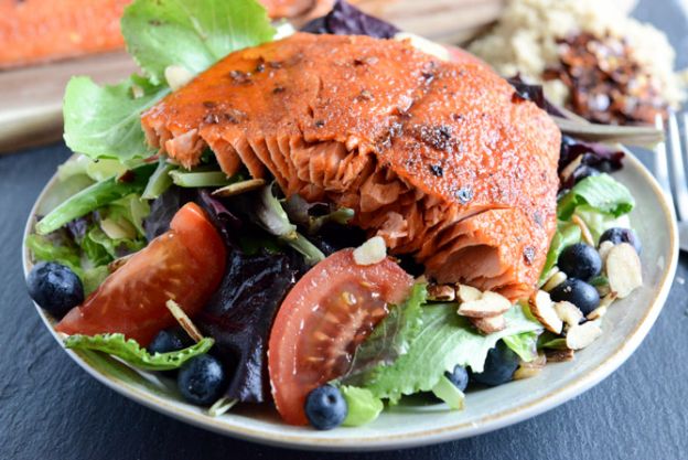 Spicy Brown Sugar Salmon