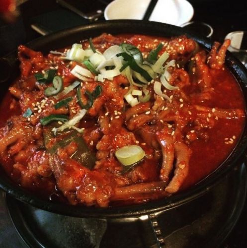 Spicy Chicken Feet - Hansin Pocha (Korea)