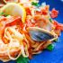 Spicy Shrimp and Clam Pasta