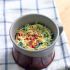 5-Minute Spinach and Cheddar Microwave Quiche in A Mug