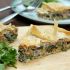 Spinach And Ricotta Strudel With Chickpeas