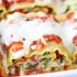 Spinach artichoke lasagna roll-ups