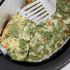 Cheesy pesto and spinach egg casserole