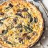 Spinach and Mushroom Quiche