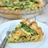 Sausage and spinach quiche