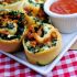 Spinach and sausage pinwheels