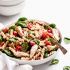 Chicken Pasta Salad with Spinach and Tomatoes