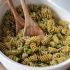 Spring pea pesto pasta salad