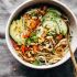 Spring Roll Bowls with Sweet Garlic Lime Sauce