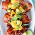 Sriracha Glazed Chicken With Mango Avocado Salsa