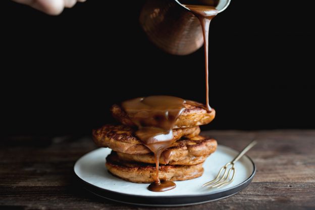 Sticky Toffee Pancakes