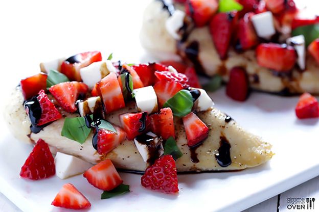 Strawberry balsamic chicken