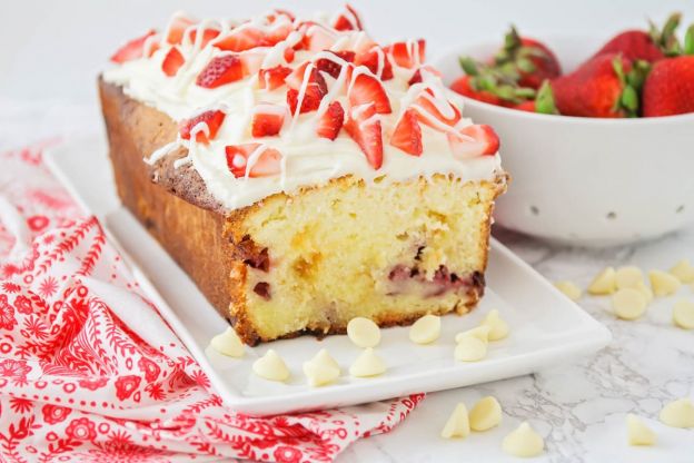 Strawberry Pound Cake